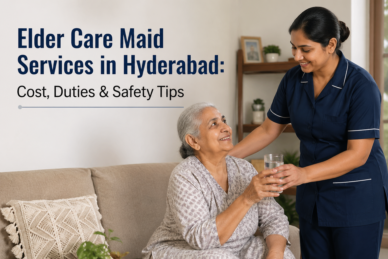 Elder Care Maid Services in Hyderabad: Cost, Duties & Safety Tips