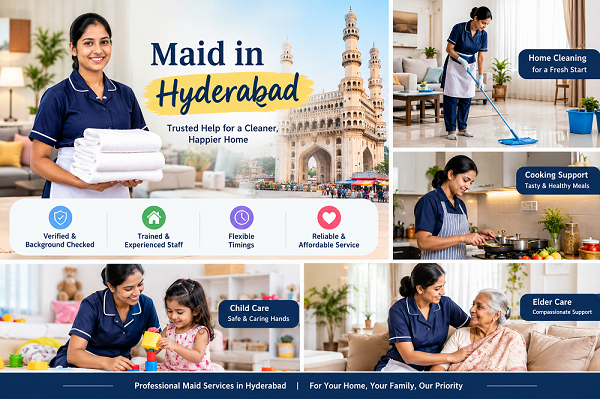 Read more about the article Maid in Hyderabad | Trusted Home Help for Cleaning & Care